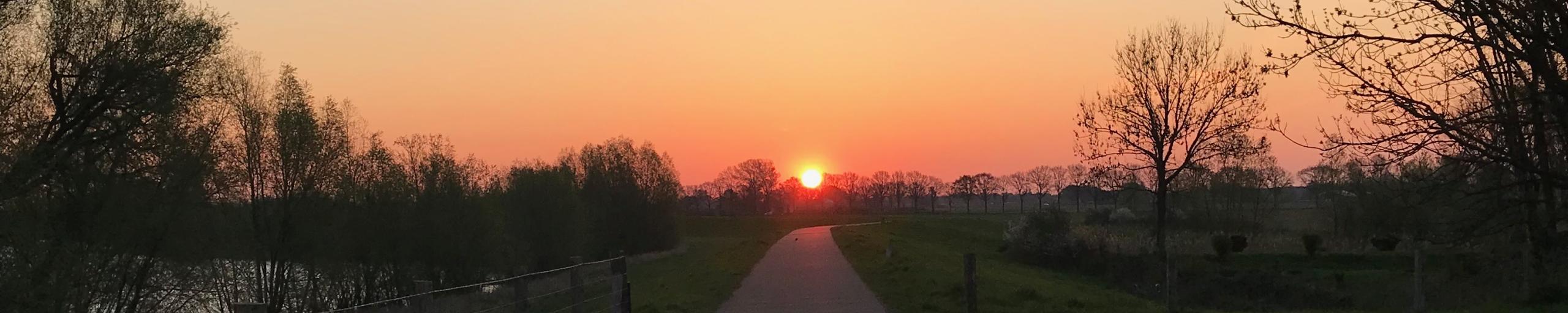 Fietspad dijk