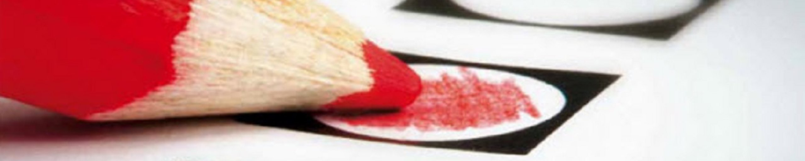 rood potlood en stembiljet